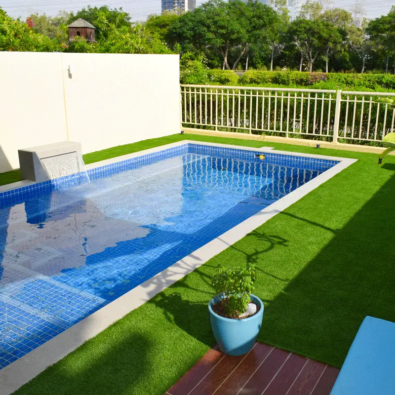 Willow Trellis - Customized Synthetic Grass Artificial turf garden Artificial Grass for swimming pool – Deyuan