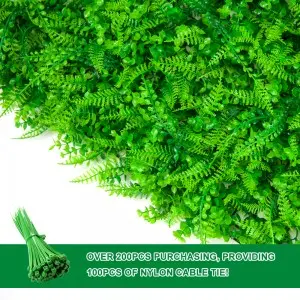 Care Free Artificial Hedge Boxwood Panels Green Plant Vertical Garden Wall For Indoor Outdoor Decoration
