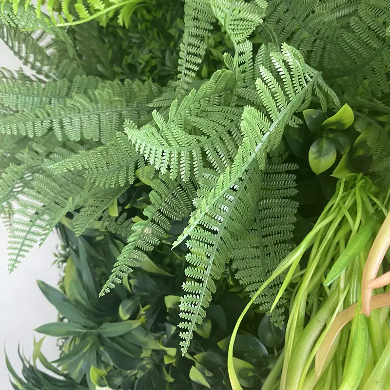 Hot Sale Factory Green Wall Decor - OEM/ODM UV Outdoor Fake Grass Hedge Jungle Vertical Plants Wall Artificial Wall Hanging Plant Green Grass Wall for Home Decoration – Deyuan