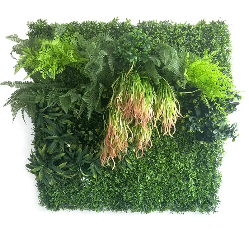 Hot Sale Factory Green Wall Decor - OEM/ODM UV Outdoor Fake Grass Hedge Jungle Vertical Plants Wall Artificial Wall Hanging Plant Green Grass Wall for Home Decoration – Deyuan Featured Image