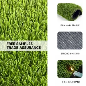 Garden Synthetic Artificial Grass Turf 10mm 15 mm 20 mm 25 mm 30 mm Pile Height Faux Grass Turf