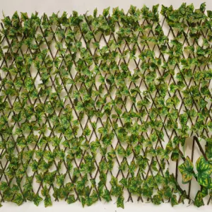 Expandable Faux Privacy Fence, Artificial Fake Ivy Fence For Home Decoration, Fencing Panel