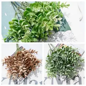 Eucalyptus Branches Bouquet Plant Leaves Preserved Eucalyptus For Garden Home Wedding Decoration