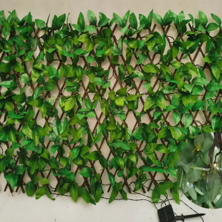 Artificial Moss Grass Wall For Decoration - wholesale artificial topiary ivy fence artificial foliage fence artificial expandable trellis hedge for garden decoration – Deyuan