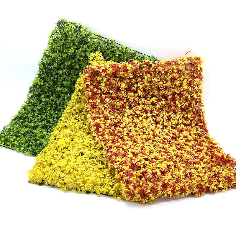New Design Garden Decor Plastic Fake Green Grass Plant Wall Artificial Featured Image