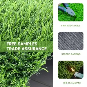 Low prices high quality custom print circular pattern artificial grass