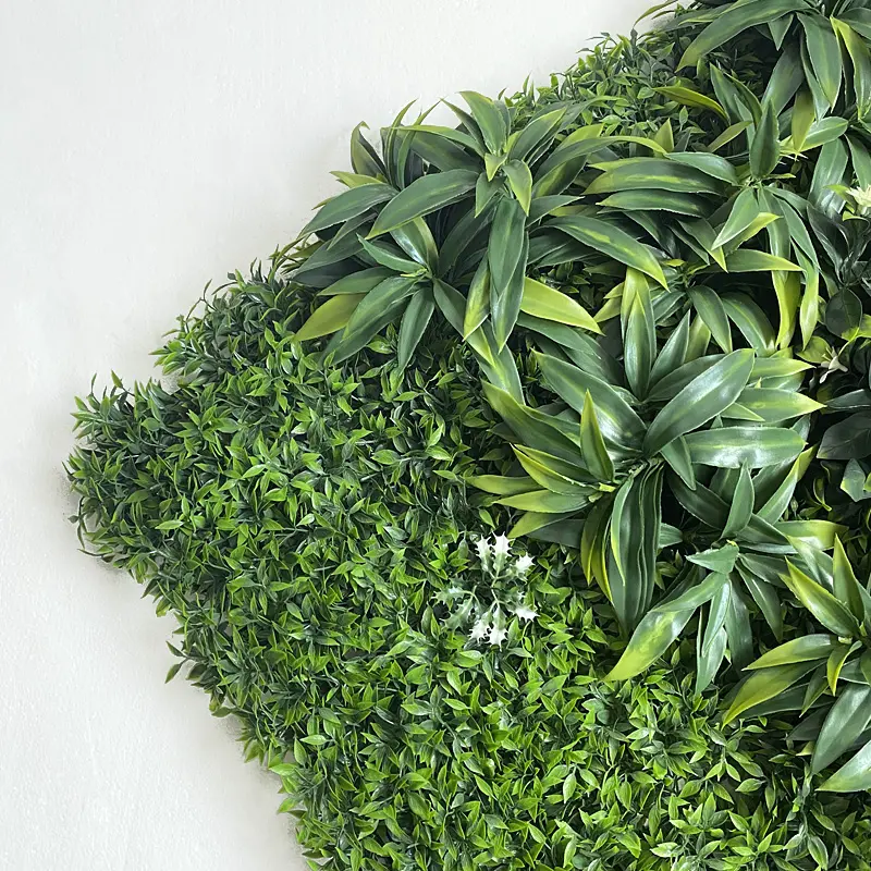 Hot Sale Factory Green Wall Decor - OEM/ODM UV Outdoor Fake Grass Hedge Jungle Vertical Plants Wall Artificial Wall Hanging Plant Green Grass Wall for Home Decoration – Deyuan