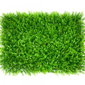 Manufactory Plastic Artificial Milan Grass Green Plant Panel Backdrop Grass Wall For Display Home Decoration