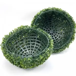 Faux Plants Decorative Grass Balls Artificial Boxwood Balls Topiary