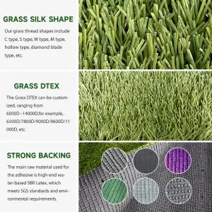 Football Soccer Turf Grass Green Artificial Grass Rug Artificial Turf Grass sports flooring