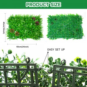 Artificial Hedge New Design fakes Grass Plant Panel Green Wall for Wholesale