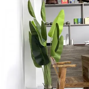Bird of Paradise Plant Traveller Palm plastic trees 160CM artificial traveler banana Ravenala madagascariensis tree