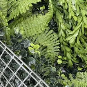 40″x40″ Artificial Hedge Grass Wall, UV Protected Privacy Fence Screen