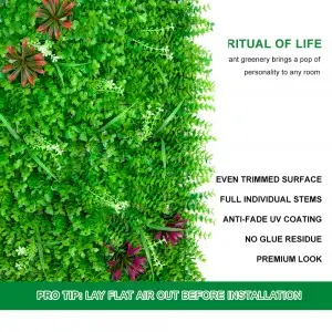 Artificial Hedge New Design fakes Grass Plant Panel Green Wall for Wholesale