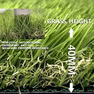 Garden Synthetic Artificial Grass Turf 10mm 15 mm 20 mm 25 mm 30 mm Pile Height Faux Grass Turf