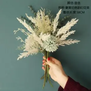 Finest Price Real Touch Flowers Bouquet Artificial Flowers Bunch For Wedding Desktop Decoration