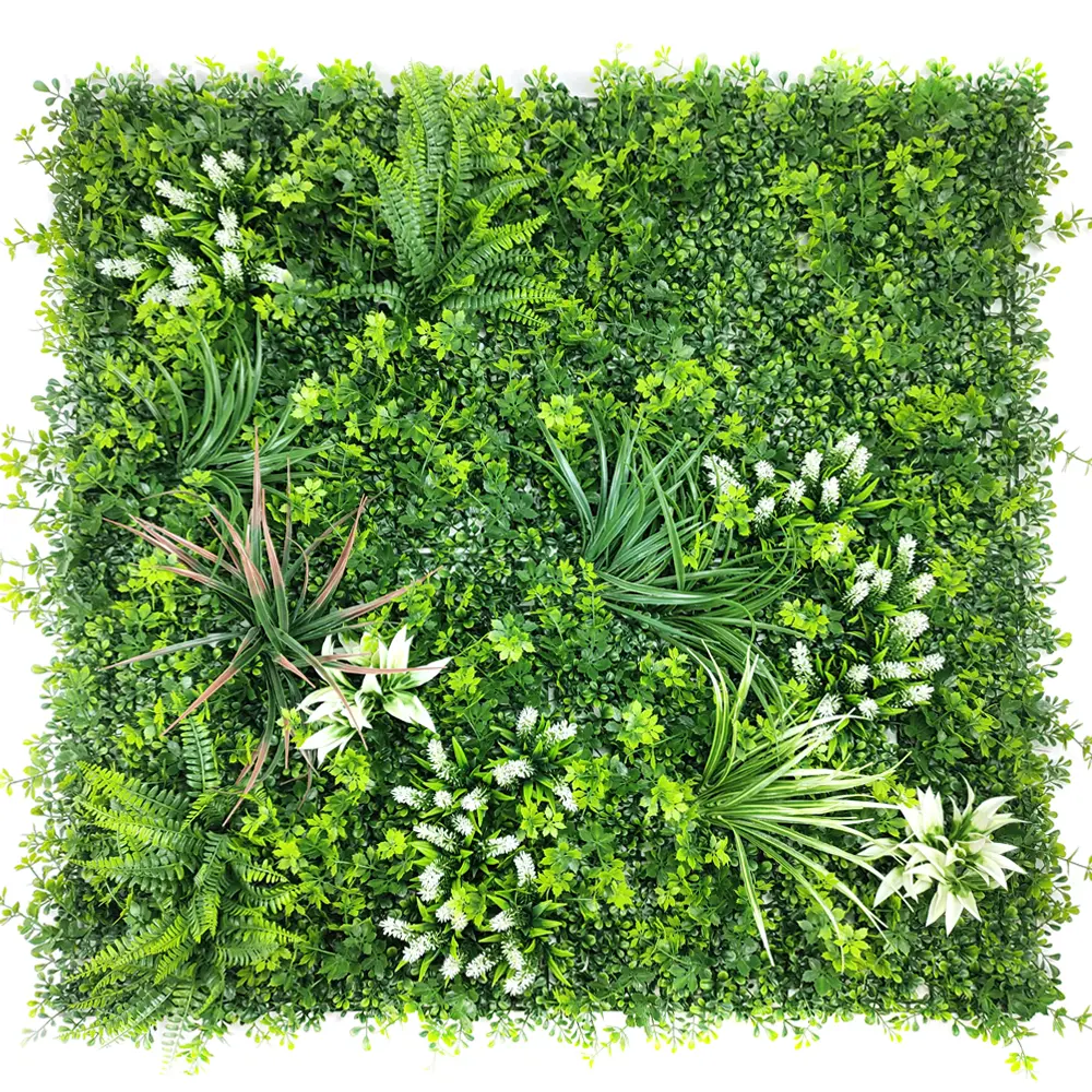 Vertical Garden Wall For Indoor Outdoor Decor UV Protection Plastic High Quality Green Plant Panels Tropical flavour Featured Image