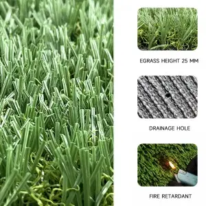 EU Standard High Quality Green Football Synthetic Turf Futsal Artificial Grass