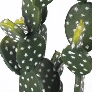Tropical desert green plants indoor plastic plant artificial succulent cactus plants with potted for home decor