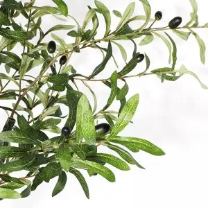120cm 3.95FT Artificial Olive Tree Faked Faux Olive Tree Plant for Home Office Shopping Mall Store Decoration