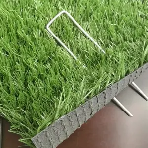 grass Sod Staple Stake Grass U-type Nail Steel Smooth Flat top Turf Nail