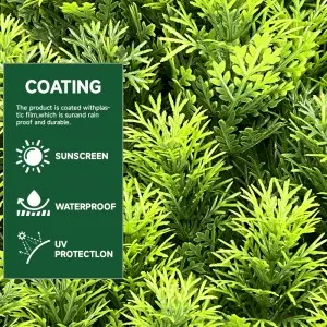 DYG Designed vertical garden hedge fence wall artificial living green plant wall for Party Wedding Wall Decorations