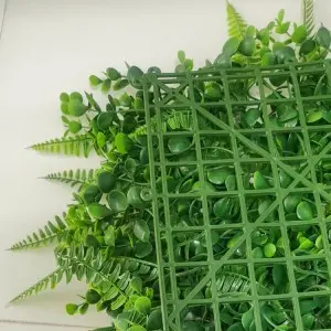 Professional China PE Eucalyptus Artificial Turf Wall Panel for Home Decoration with SGS Certificate (49852)